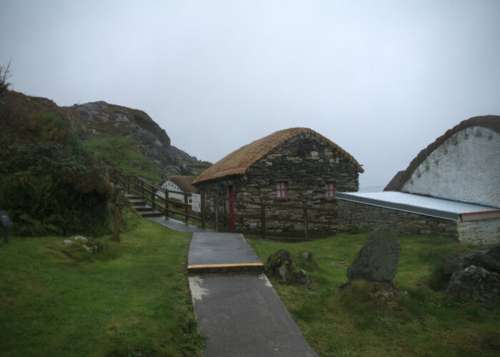 Irsih Village Glencolumbkille in Ireland